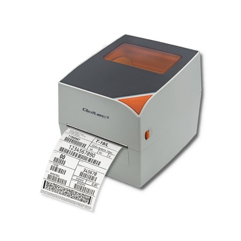 Qoltec 50245 drukarka etykiet Linia termalna 203 x 203 DPI 127 mm/s Przewodowa Qoltec 50245 drukarka etykiet Linia termalna 203 x 203 DPI 127 mm/s Przewodowa