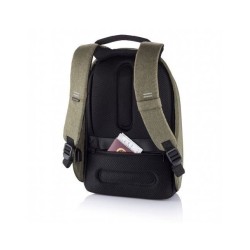 XD-Design Bobby Hero Small plecak Plecak turystyczny Zielony Skóra woskowana (Pull Up)