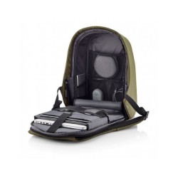 XD-Design Bobby Hero Small plecak Plecak turystyczny Zielony Skóra woskowana (Pull Up)