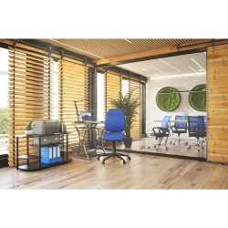 Techly ICA-TB 328BK biurko komputerowe Czarny