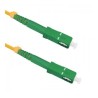 Qoltec 54281 kabel InfiniBand / światłowodowy 1 m SC Zielony, Żółty