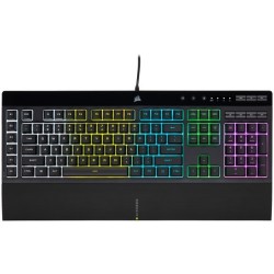 Korsarz | Gumowa kopuła | K55 RGB PRO | Klawiatura do gier | Klawiatura do gier | Światło LED RGB | Stany Zjednoczone |