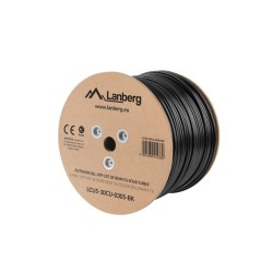 Kabel sieciowy Lanberg LCU5-30CU-0305-BK Czarny 305m Cat5e U/UTP