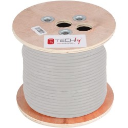 Techly ITP-C5F-305-RIS kabel sieciowy Szary 305 m Cat5e F/UTP (FTP)
