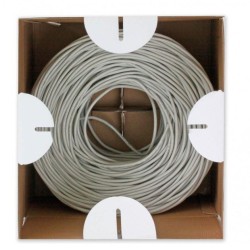 Techly ITP6-UTP-ICH kabel sieciowy Szary 305 m Cat6 U/UTP (UTP)