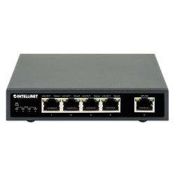 Switch Gigabit 4x RJ45 PoE+, 1x RJ45 Gigabit Uplink