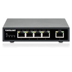 Switch Gigabit 4x RJ45 PoE+, 1x RJ45 Gigabit Uplink