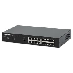 Intellinet 561815 łącza sieciowe Gigabit Ethernet (10/100/1000) Czarny