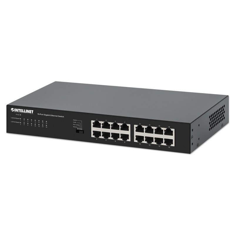 Intellinet 561815 łącza sieciowe Gigabit Ethernet (10/100/1000) Czarny Intellinet 561815 łącza sieciowe Gigabit Ethernet (10/100/1000) Czarny