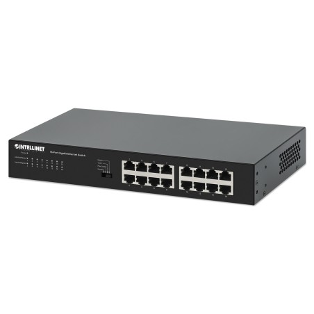 Intellinet 561815 łącza sieciowe Gigabit Ethernet (10/100/1000) Czarny