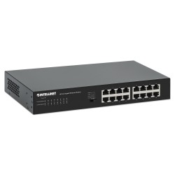Intellinet 561815 łącza sieciowe Gigabit Ethernet (10/100/1000) Czarny