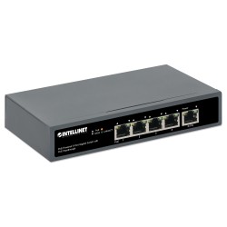 Switch Gigabit 5x PoE Passthrough zasilany PoE lub AC, 95W