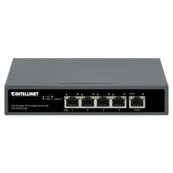Switch Gigabit 5x PoE Passthrough zasilany PoE lub AC, 95W