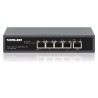 Switch Gigabit 5x PoE Passthrough zasilany PoE lub AC, 95W