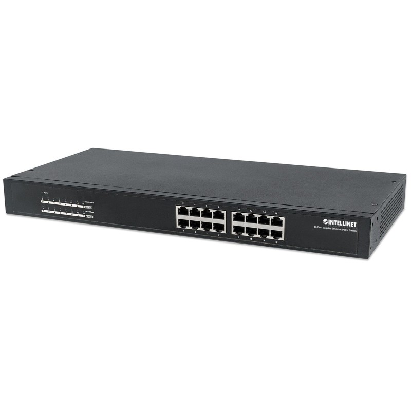 Switch Gigabit 16x 1000Mbps RJ45 PoE/PoE+ 220W Rack 19 Switch Gigabit 16x 1000Mbps RJ45 PoE/PoE+ 220W Rack 19