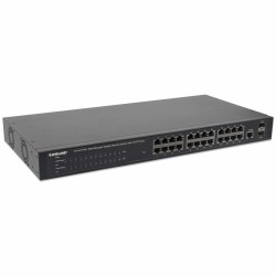 Intellinet 560559 łącza sieciowe Zarządzany Gigabit Ethernet (10/100/1000) Obsługa PoE Czarny