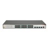 FiberHome S4820-28T-X-AC łącza sieciowe Zarządzany L2/L3 Gigabit Ethernet (10/100/1000) 1U Czarny, Szary