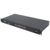 Intellinet 561259 łącza sieciowe Nie zarządzany Gigabit Ethernet (10/100/1000) Obsługa PoE Czarny