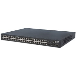 Switch 48-portowy zarządzalny Gigabit RJ45 4x SFP