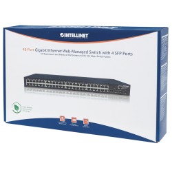 Switch 48-portowy zarządzalny Gigabit RJ45 4x SFP