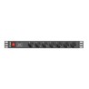 LANBERG LISTWA ZASILAJĄCA RACK PDU (1U,10A,7X SHUKO,2M)