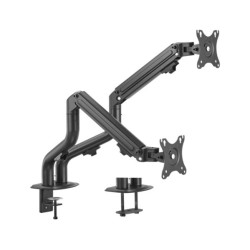 Gembird MA-DA2-02 Biurkowe ramię na dwa monitory (regulowane), od 17" do 32", obciążenie do 8kg