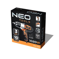 NEO tools 04-720 wkrętak zasilany/zakrętark udarowy
