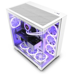 NZXT H9 Flow Midi Tower Biały