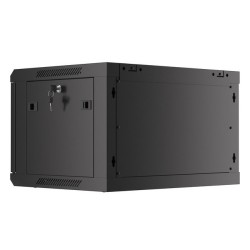 Lanberg WF01-6406-00B stojak 6U Szafa wisząca Czarny