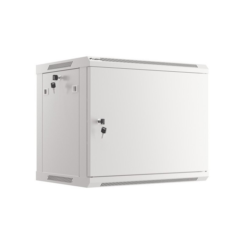 Szafa instalacyjna Rack wisząca 19" 9U 600x450 szara drzwi metalowe LANBERG (Flat Pack) Szafa instalacyjna Rack wisząca 19" 9U 600x450 szara drzwi metalowe LANBERG (Flat Pack)