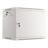 Szafa instalacyjna Rack wisząca 19" 9U 600x450 szara drzwi metalowe LANBERG (Flat Pack)