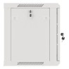 Szafa instalacyjna Rack wisząca 19" 9U 600x450 szara drzwi metalowe LANBERG (Flat Pack)