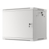 Szafa instalacyjna Rack wisząca 19" 9U 600x450 szara drzwi metalowe LANBERG (Flat Pack)