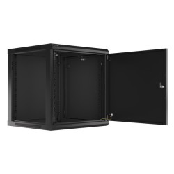 Lanberg WF01-6612-00B stojak 12U Szafa wisząca Czarny