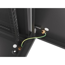 Lanberg WF01-6612-00B stojak 12U Szafa wisząca Czarny
