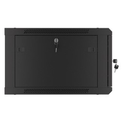 Lanberg WF01-6606-00B stojak 6U Szafa wisząca Czarny
