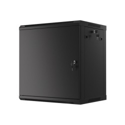 Lanberg WF01-6412-00B stojak 12U Szafa wisząca Czarny