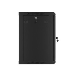 Lanberg WF01-6412-00B stojak 12U Szafa wisząca Czarny