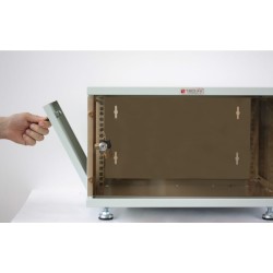 Techly I-CASE ER-1009B60 stojak 9U Szafa wisząca Czarny