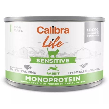 Calibra Cat Life Sensitive Rabbit - mokra karma dla kota - 200 g