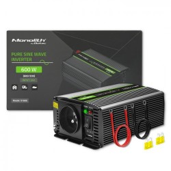 Qoltec Monolith adapter zasilający/ inwentor Automatyczna 600 W Czarny