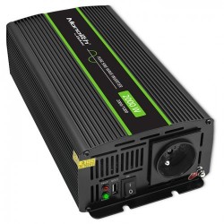 Qoltec Monolith adapter zasilający/ inwentor Automatyczna 2000 W Czarny