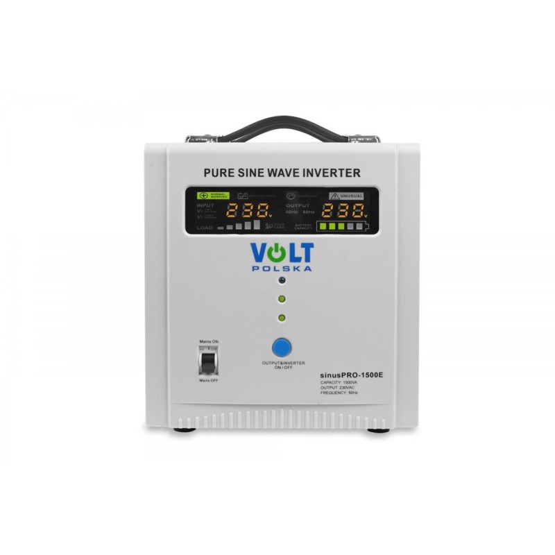 Przetwornica VOLT POLSKA SINUSPRO-1500E 12V 1050/1500W Przetwornica VOLT POLSKA SINUSPRO-1500E 12V 1050/1500W