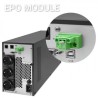 Qoltec 52281 zasilacz UPS Podwójnej konwersji (online) 2 kVA 2000 W 3 x gniazdo sieciowe