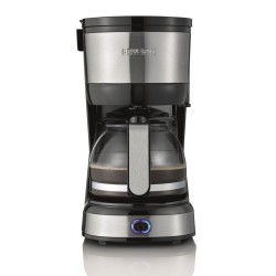 SEVERIN EKSPRES PRZELEWOWY DO KAWY INOX, POJ. DZBANKA 0,4 L, POJ. ZBIORNIKA 0,6 L, FILTR 1X2, PŁYTA GRZEWCZA, MOC 750W KA4808