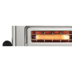 Bosch TAT7203 toster 2 kaw. 1050 W Czarny, Stal nierdzewna