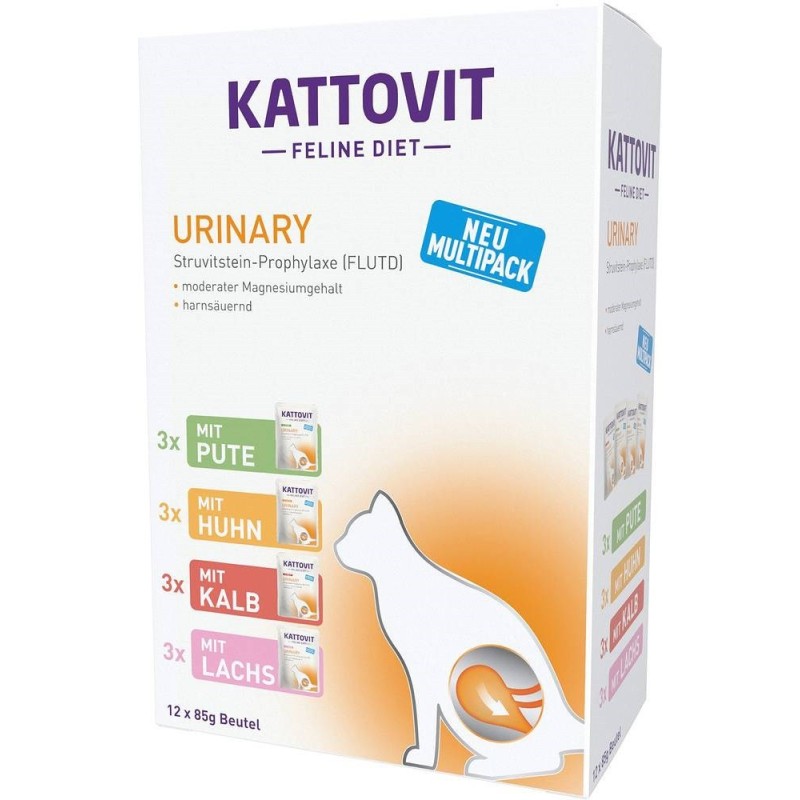 KATTOVIT URINARY Zestaw na układ moczowy 12x85g dla kota