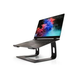Port Designs 901103 stojak na laptop Podstawka na notebooka Aluminium, Czarny 39,6 cm (15.6")