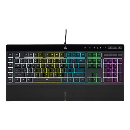 Korsarz | Gumowa kopuła | K55 RGB PRO | Klawiatura do gier | Klawiatura do gier | Światło LED RGB | Stany Zjednoczone |