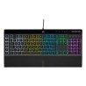 Korsarz | Gumowa kopuła | K55 RGB PRO | Klawiatura do gier | Klawiatura do gier | Światło LED RGB | Stany Zjednoczone |
